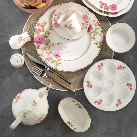 

Kütahya Porcelain Bona Mare Набор для завтрака из 36 предметов Модель 9781, Набор для позднего завтрака