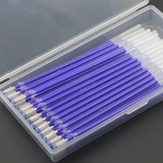 40Pcs Fabric Marker Pen Refill High Temperature Disappearing DIY Tailoring Tool