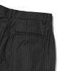 Seuweideu Two Tuck Stripe Slacks [Black]