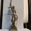 Greek Goddess of Justice Themis Figurine Resin Statue, Ornaments Home Decoration Goddess Sculpture Office Decoration Craft Gifts