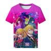 Anime Cute Girl 3D Print Sports Quick-dry Breathable Men T-shirt Harajuku Y2K Street Casual Fashion Short-sleeve Clothing Summer