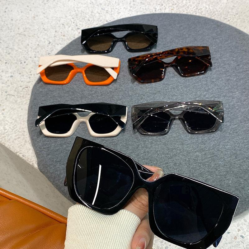 New Personalized Polygonal Sunglasses Retro Sunglasses For Outdoor Sunscreen Street Photography For Men And Women