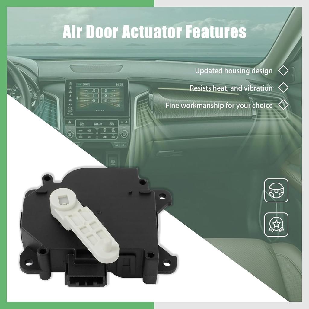 SCITOO HVAC Heater Blend Door Actuator, Compatible with Honda Accord 2003-2007, Sedan, Right Main, Temperature, Replace# 79170SDAA41, 604-882