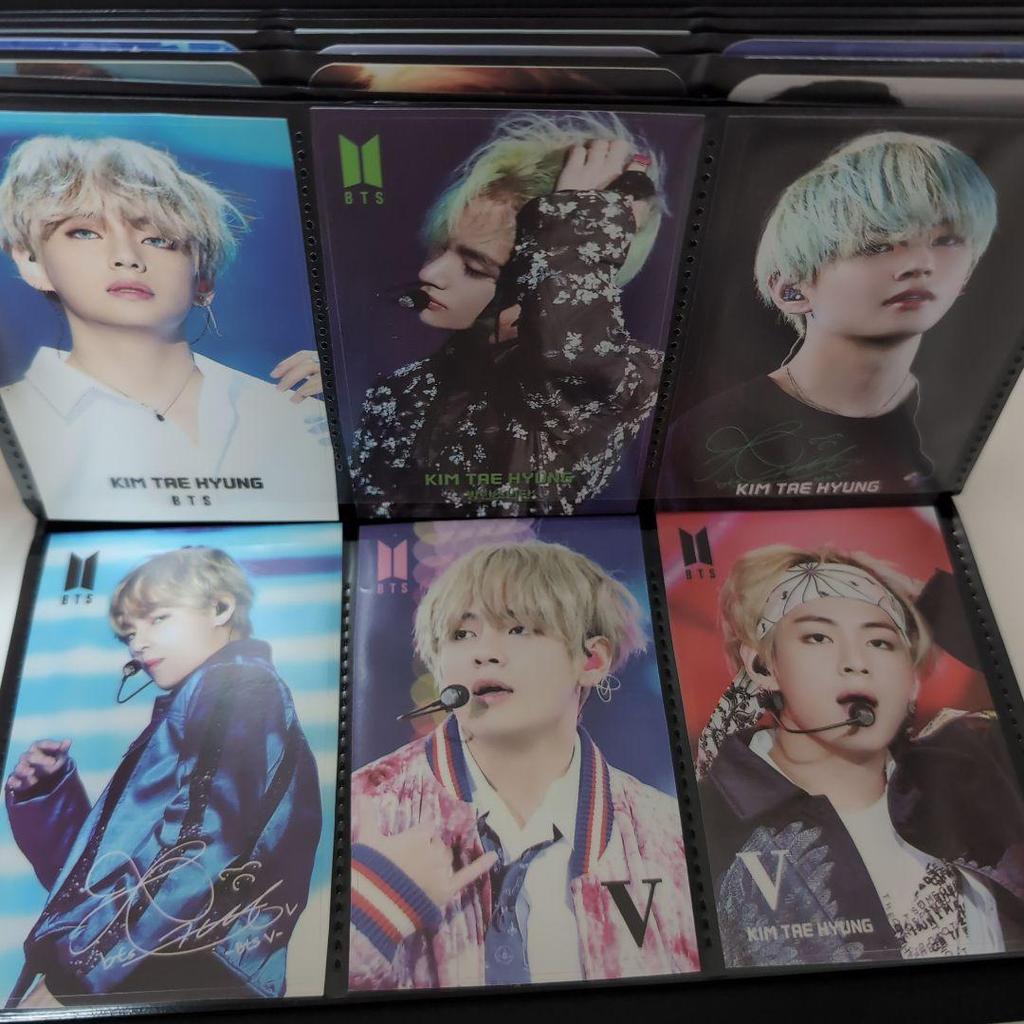 [USED] BTS Taehyung trading cards (60 pieces)