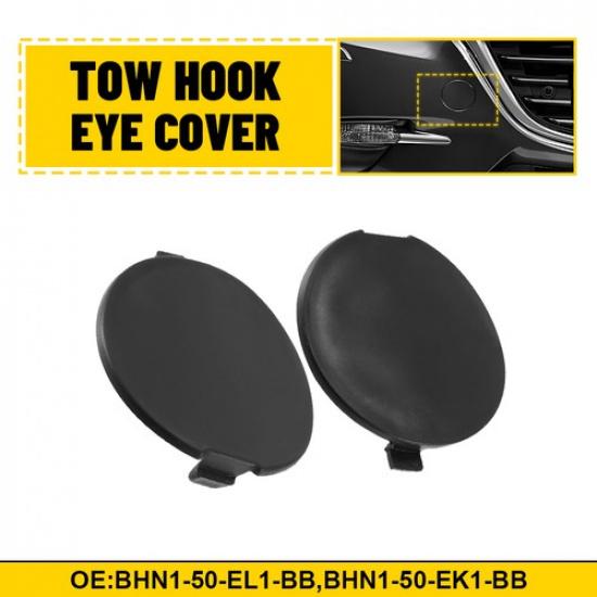 

Left Right Rear Bumper Tow Hook Eye Cover Cap For Mazda 3 2014 2015 2016-2018 2x