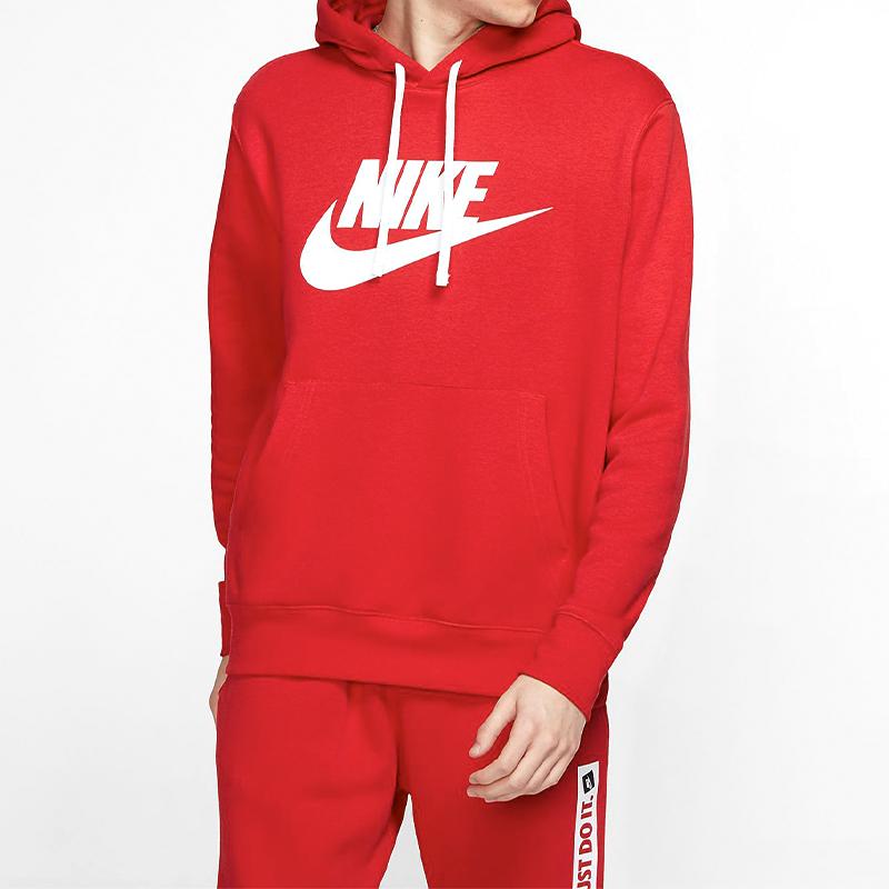 Nike Running Training Hoodie Pullover Men Tops Red BV2974-657