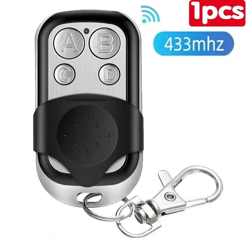 1-6pcs Cloning Duplicator Key Fob A Distance Remote Control 433MHZ Clone Fixed Learning Code Rolling Code For Gate Garage Door