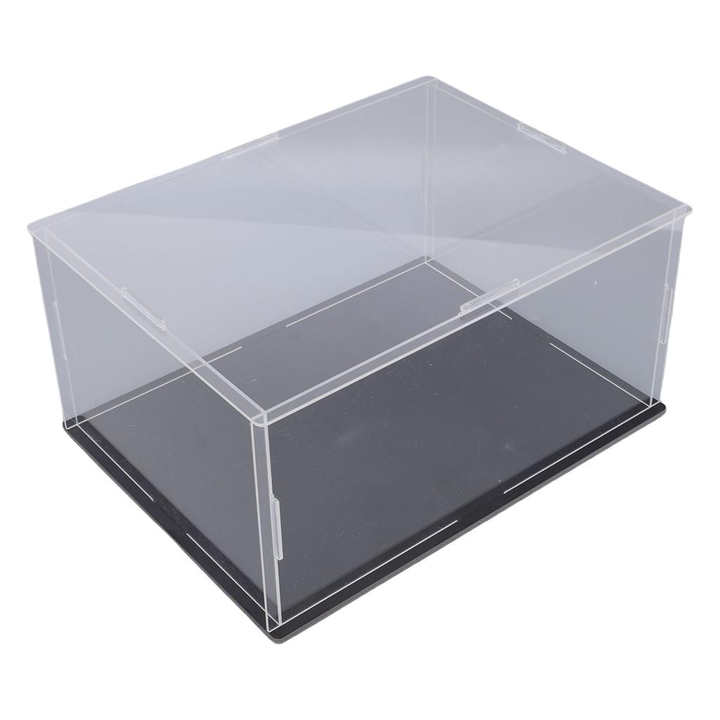 Acryl Vitrine Selbstmontage Staubdichte Ausstellungsbox für Sammlerstücke Actionfiguren Puppen Spielzeug Heimaufbewahrung