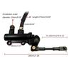 Motorcycle Rear Brake Master Cylinder Pump Hydraulic For Aprilia Ducati Honda Kawasaki Moto Guzzi Suzuki Triumph Yamaha-M53K