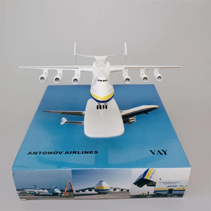 20cm Alloy Soviet Union Air Antonov 225 Airlines Ukraine An-225 Mriya World Biggest Cargo Airplane Model Plane Diecast Aircraft