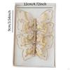 3Pcs Butterfly Christmas Tree Decorations Glitter Butterflies Bedroom Office Hanging for
