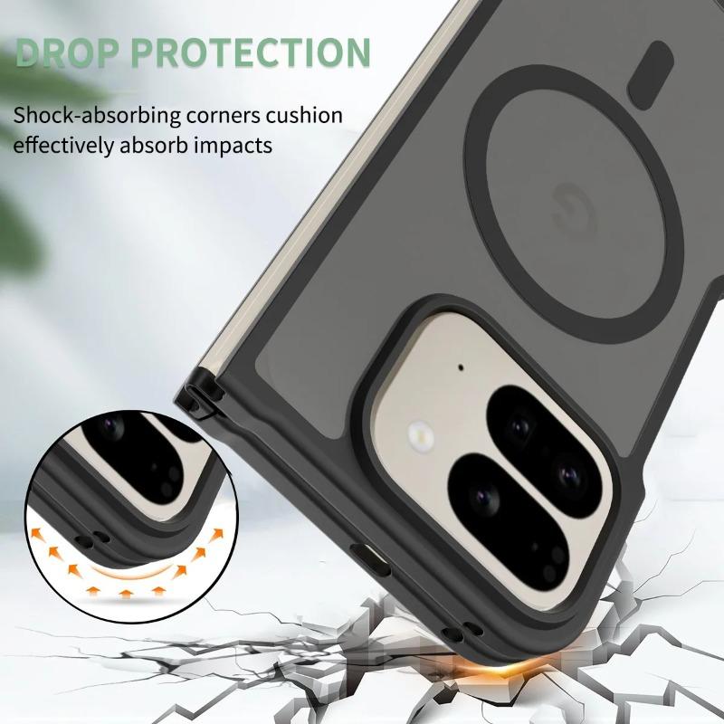 Premium Skin Feel Matte Magnetic Wireless Charge Cover for Google Pixel 10 Pro Fold for Mag-safe Hard PC Protection Case Fundas