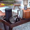 Stainless Steel Travel Wine & Coffee Cup Set - Medium Size, Portable for Outdoor Activities
