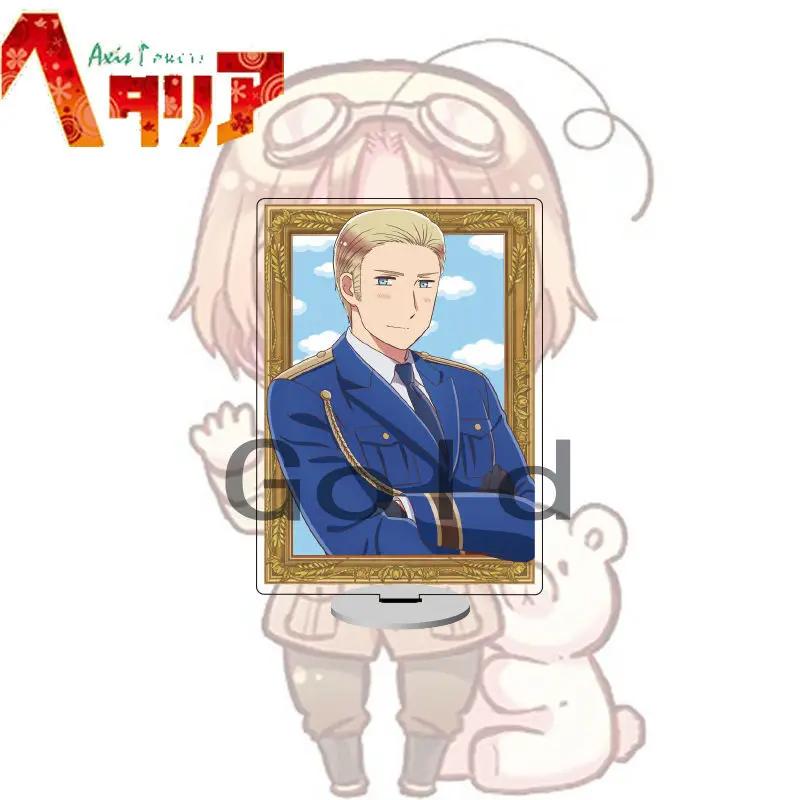 

Аниме Хеталия Оси Силы Акриловая Подставка Фигурка Игрушка Людвиг Бейльшмидт Феличиано Варгас Фигурки Настольное Украшение для Дома