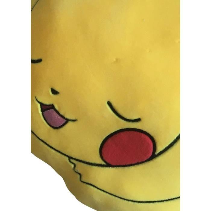 Coussin Premium 3D - POKEMON - Pikachu Couché - Microfibre - 50 Cm