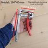 Track Saw Guide Rail for Woodworking Bench - Adjustable Clamping & Fixing System for Joinery, Carpentry & DIY Projects