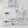 7-Grid Dustproof Transparent Drawer for Stationery, Jewelry, and Cosmetics