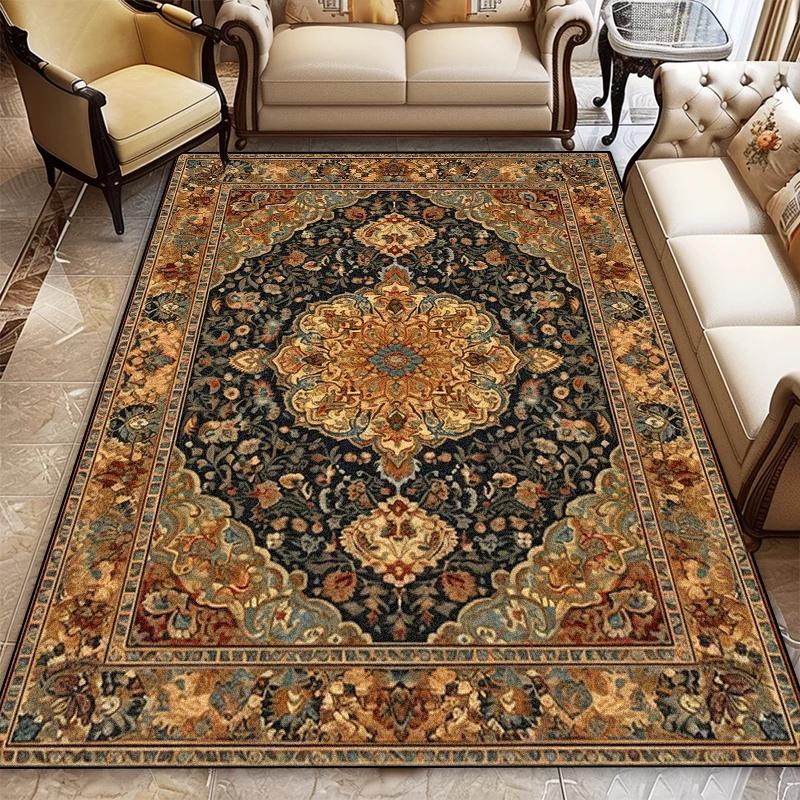 Bohemia Rugs Living Room Decoration Bedroom Deluxe Anti Slip Floor Mats Large Area Carpet Lounge Rug Persian Carpet Washable
