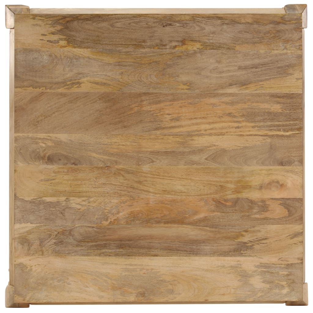 Coffee Table 80x80x40 Cm Solid Mango Wood