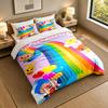 3Pcs Bedding SetEl Payaso Plim Plim Soft Bed Sheet and Two Pillowcases Home Bedroom Decor