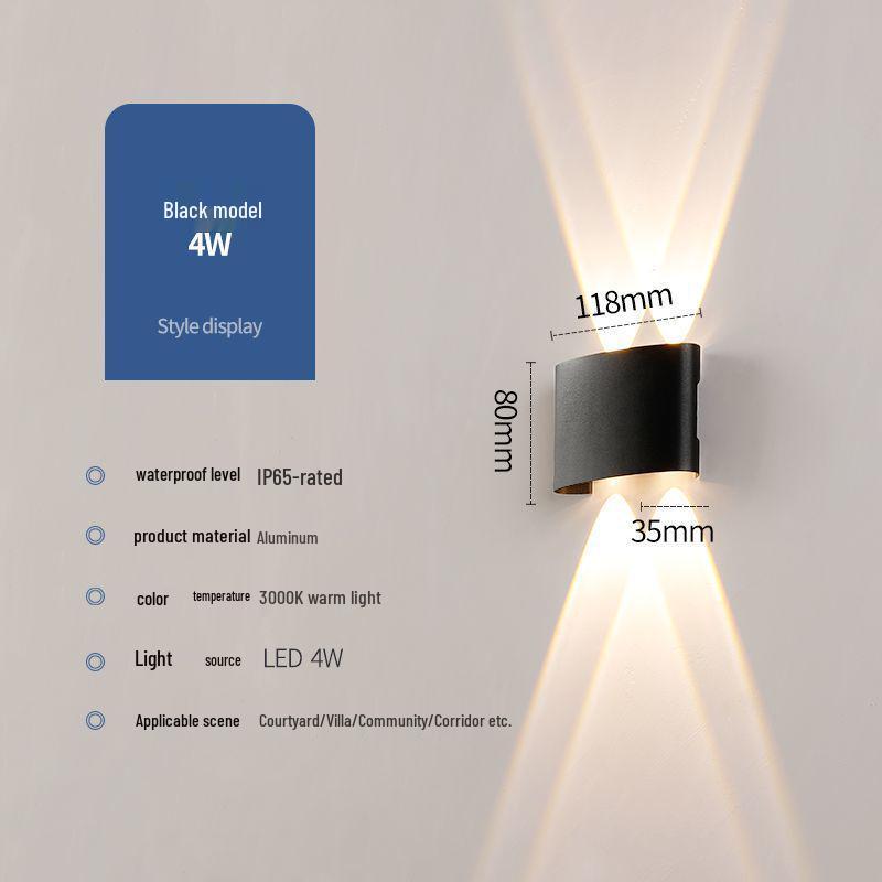 Waterproof Outdoor Wall Light: Courtyard, Hotel, Staircase & Corridor