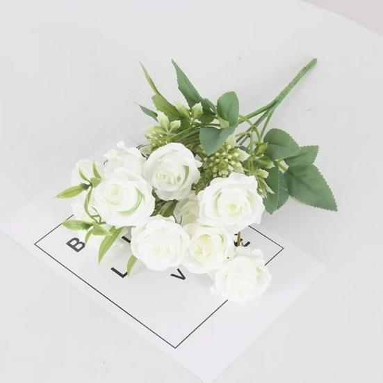 

Искусственный букет из роз и хризантем для уличных и свадебных украшений, цветочных композиций и ландшафтного дизайна