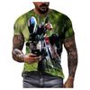 Fresh Lettuce Leaves 3D Printed T Shirts For Men Green Vegetable Pattern