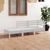 VidaXL Solid Pine Wood Garden Lounge Set 3 Pcs Patio Furniture Terrace Furniture Garden Furniture Furniture Set 3082613