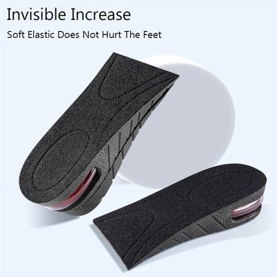 Heighten Shock Absorption Half Insoles Elevator Shoes Cushion Heel Insert Height Increase Insoles