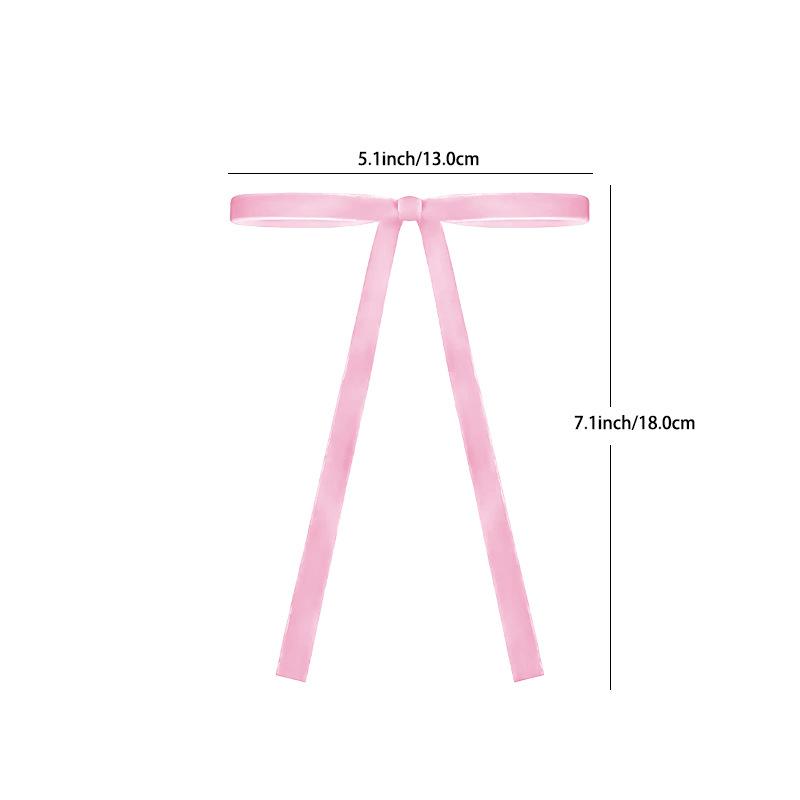 

12Pcs Red Velvet Long Bow Christmas Tree Pendant Fireplace Wreath Accessory Christmas Home Festive Decorations