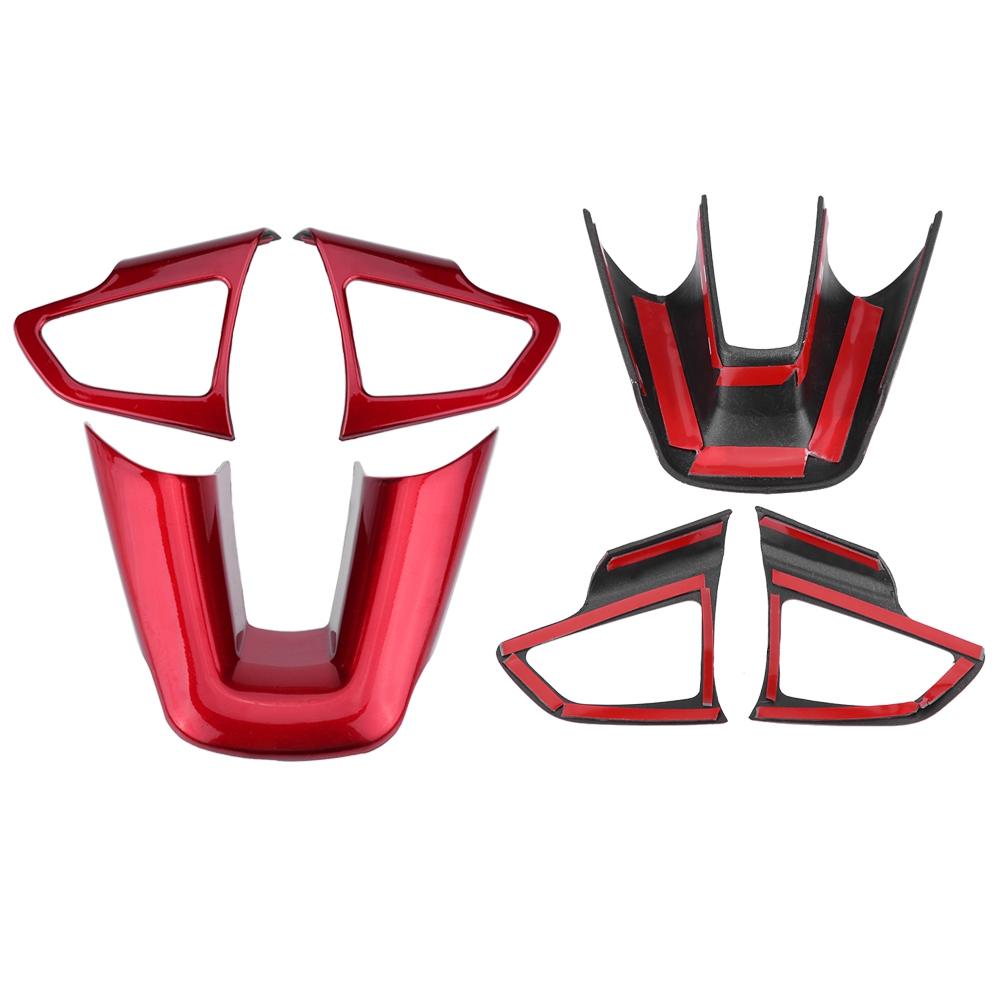 ABS Car Styling Steering Wheel Buttons Decoration Cover Trim Sticker for Ford Focus 2015 2018