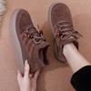 Winter Fleece Warme Damen Schneestiefel Bequem und Rutschfest Dick Sohlige Freizeitschuhe Weiche Sohle Kältebeständige Baumwollschuhe
