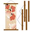 IMPACT Online Tapestry Rod, Hand Towel Frame, 51cm, Poster Frame, A2 Size, Magnet (Brown, 51cm)
