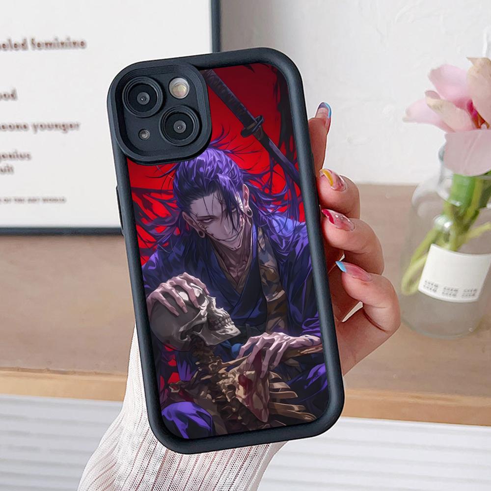 Jujutsu Kaisen Geto Suguru Phone Case for iPhone 17 16 15 14 13 12 11 Air Pro Max Plus Thicken TPU Colorful Cover Luxury Cover