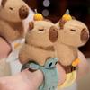 Capybara with Tangerine Plush Bracelet Fun Accessory for Children Kids Bracelet Cartoon Wristband Photo Props