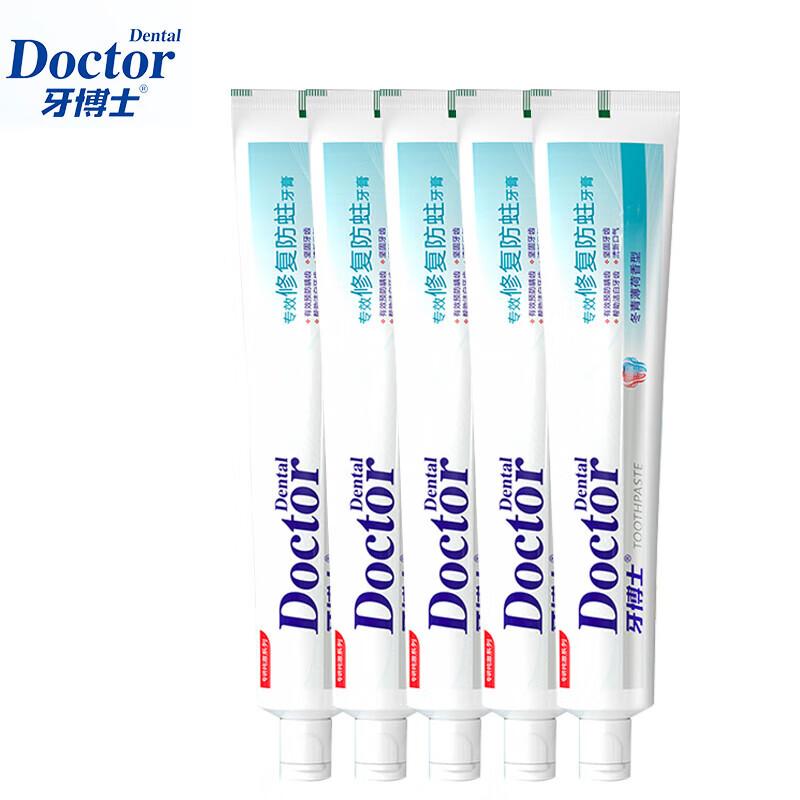 Dr. Tooth Multi-Effect Fluoride Toothpaste, 105g x 5-Pack