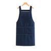 Fashion Retro Apron Artistic Design Korean Workwear Apron Simple Cowboy Apron  Men's and Women's