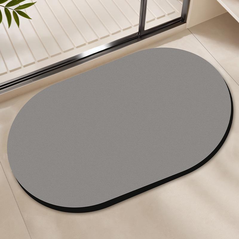 Tappetino da Bagno Antiscivolo Asciugatura Rapida: Colore Puro, Assorbente, Resistente allo Sporco, Facile da Curare.