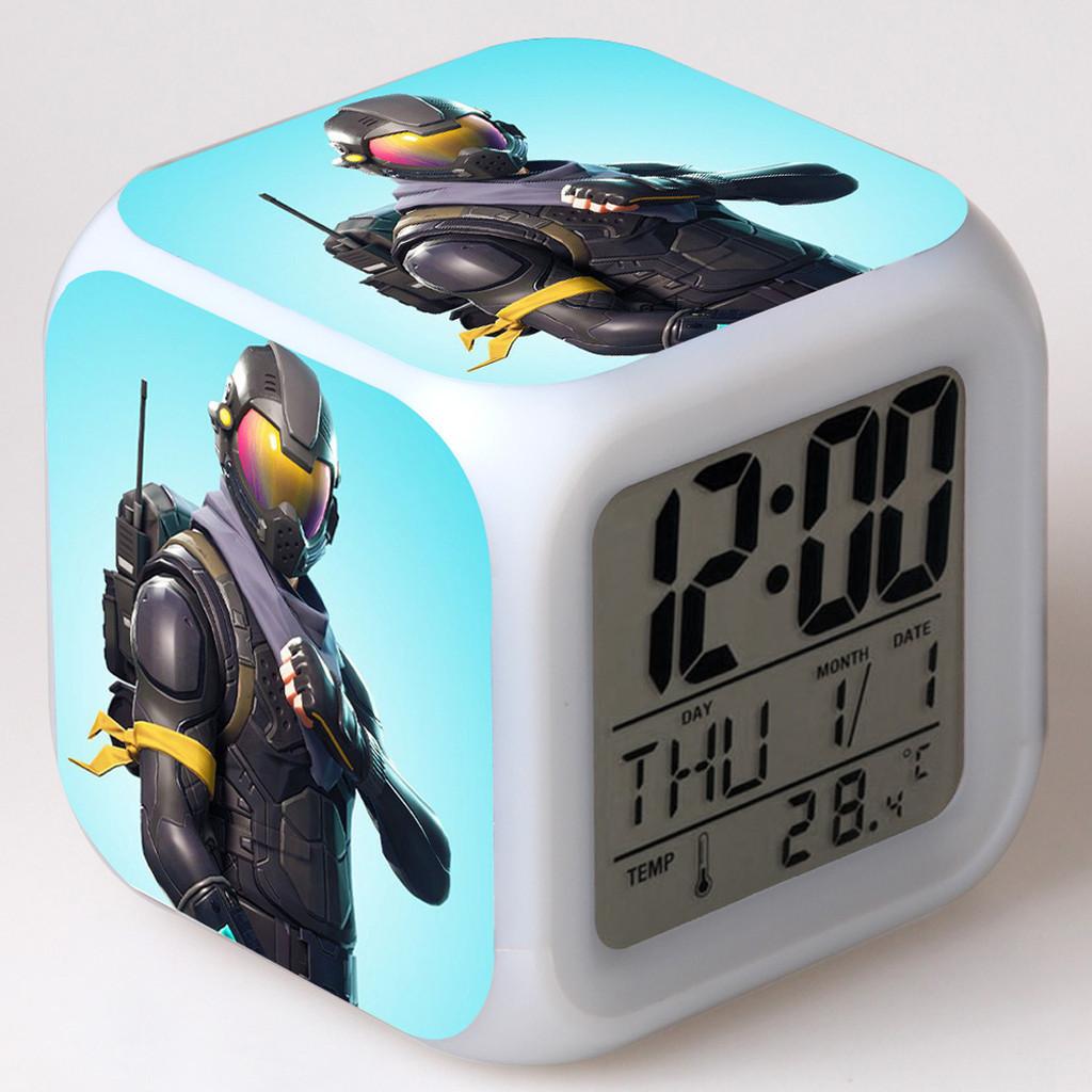 7color Multifunction Digital Alarm Clock Led Watch Alarm Clock
