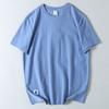 from Foreign Trade Export: Men's American Retro Short-Sleeve T-Shirt, Summer Pure Cotton, Vintage-Style, Round Neck, Solid Color, Loose Fit, Trendy