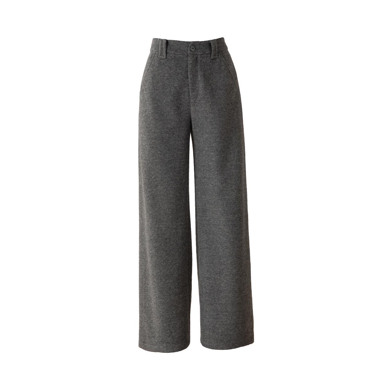 

Yi Fei Women’s Grey Slimming Straight Wool Knit Pants 31 серый