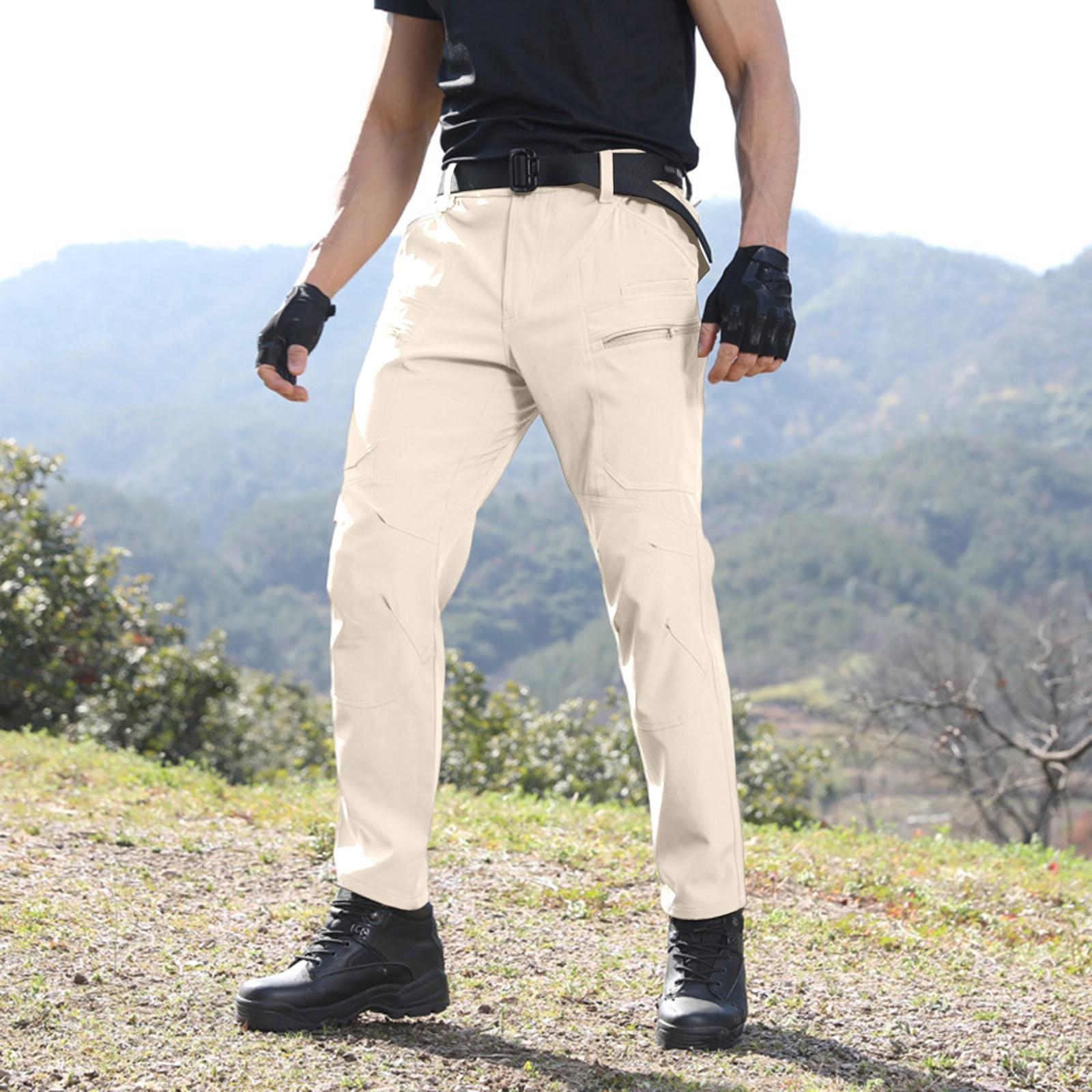 

Мужские брюки, брюки из материала Softshell, ветрозащитные, водонепроницаемые, походные брюки, комбинезоны M хаки