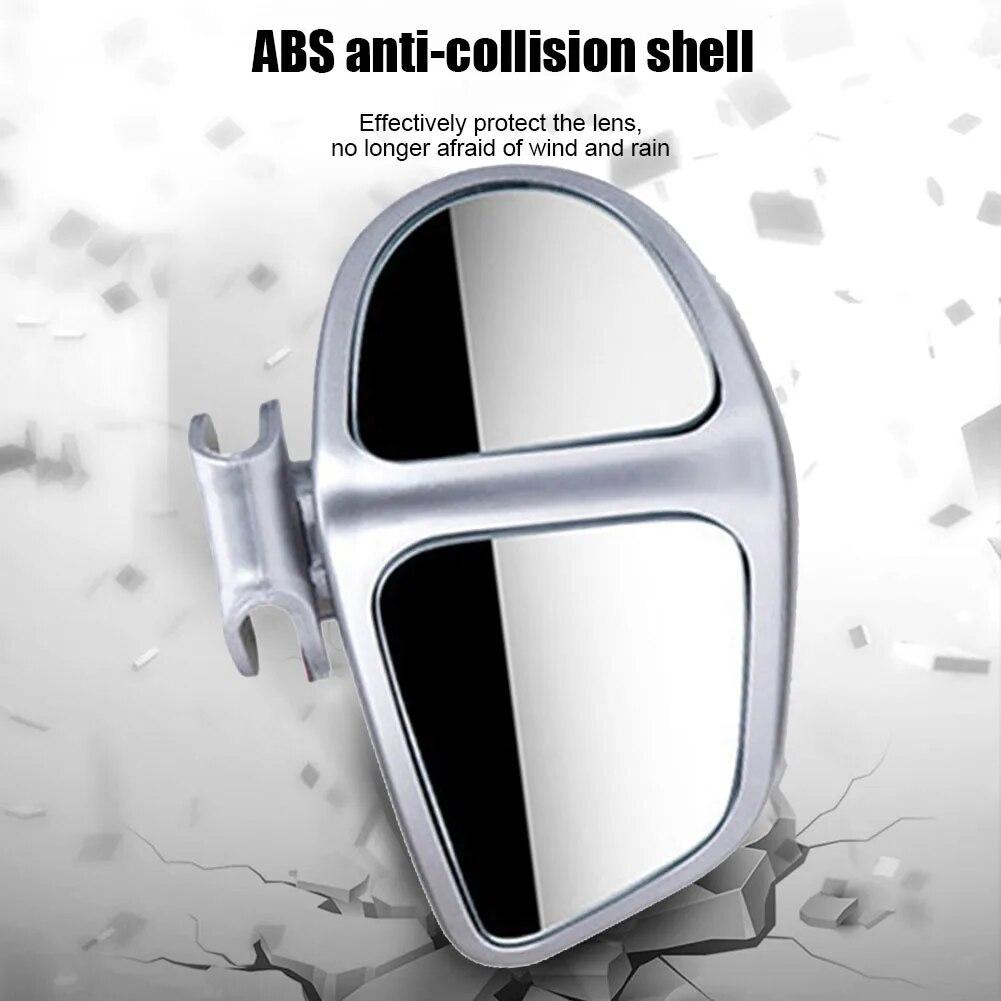 Auto Umkehren Kleine Runde Spiegel Vorne Und Hinten Rad Weitwinkel Spiegel Doppelseitige Hilfs Rückspiegel 360 Grad blind