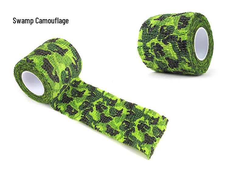 Non-stick Self-adhesive Stretchable Outdoor Camouflage Tape for Hunting, Cycling, and Vehicles