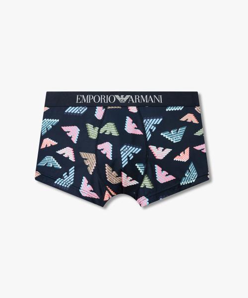 

[Emporio Armani Underwear] Мужские трусы с 3D-принтом логотипа 0816112039 [Отправка из Кореи] 100% Оригинал Navy - S