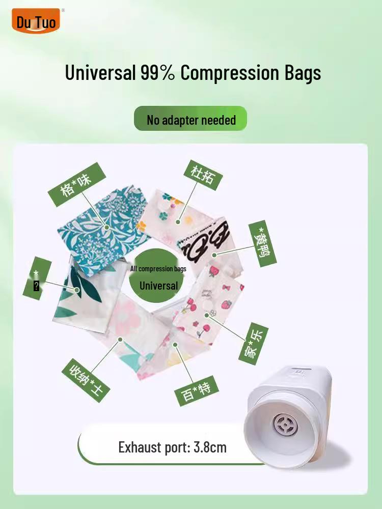 Pompa Manuale Elettrica Portatile a Compressione Sottovuoto per Uso Domestico