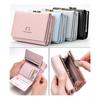 Korean Style Women's Tri-Fold Wallet: Compact Fashionable Coin Purse & Card Holder