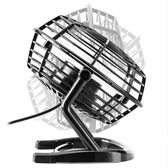 USB Mini Desktop 360 Degree Rotatable Office Fan Computer Laptop Summer Cooler
