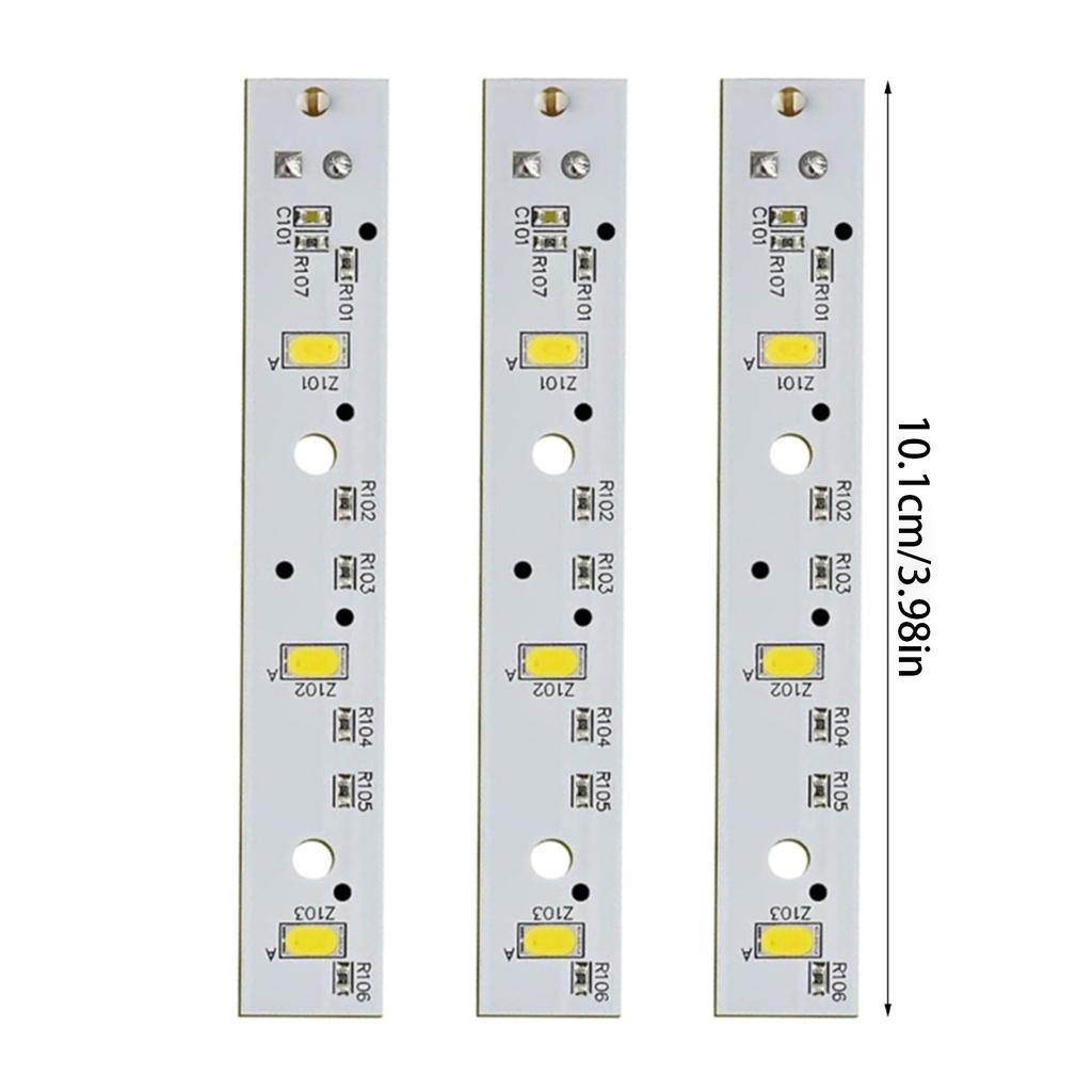 Pack of 3 WR55X26671 LED Light Plastic for Refrigerators LED Light Replace PS11767930 AP6035586 4468532 EAP11767930