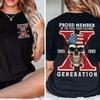 Gen X Skull Shirt, Proud Member F Your Feelings Generation X Shirt Unisex T-Shirt